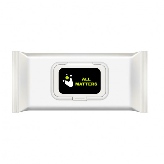 Alcohol Wet Wipes 50 Pack White